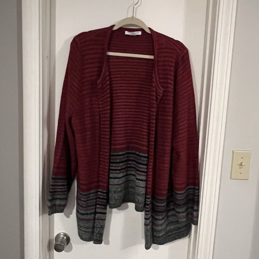 Women’s Plus size Cardigan Sweater by Allison Daley size 3xl